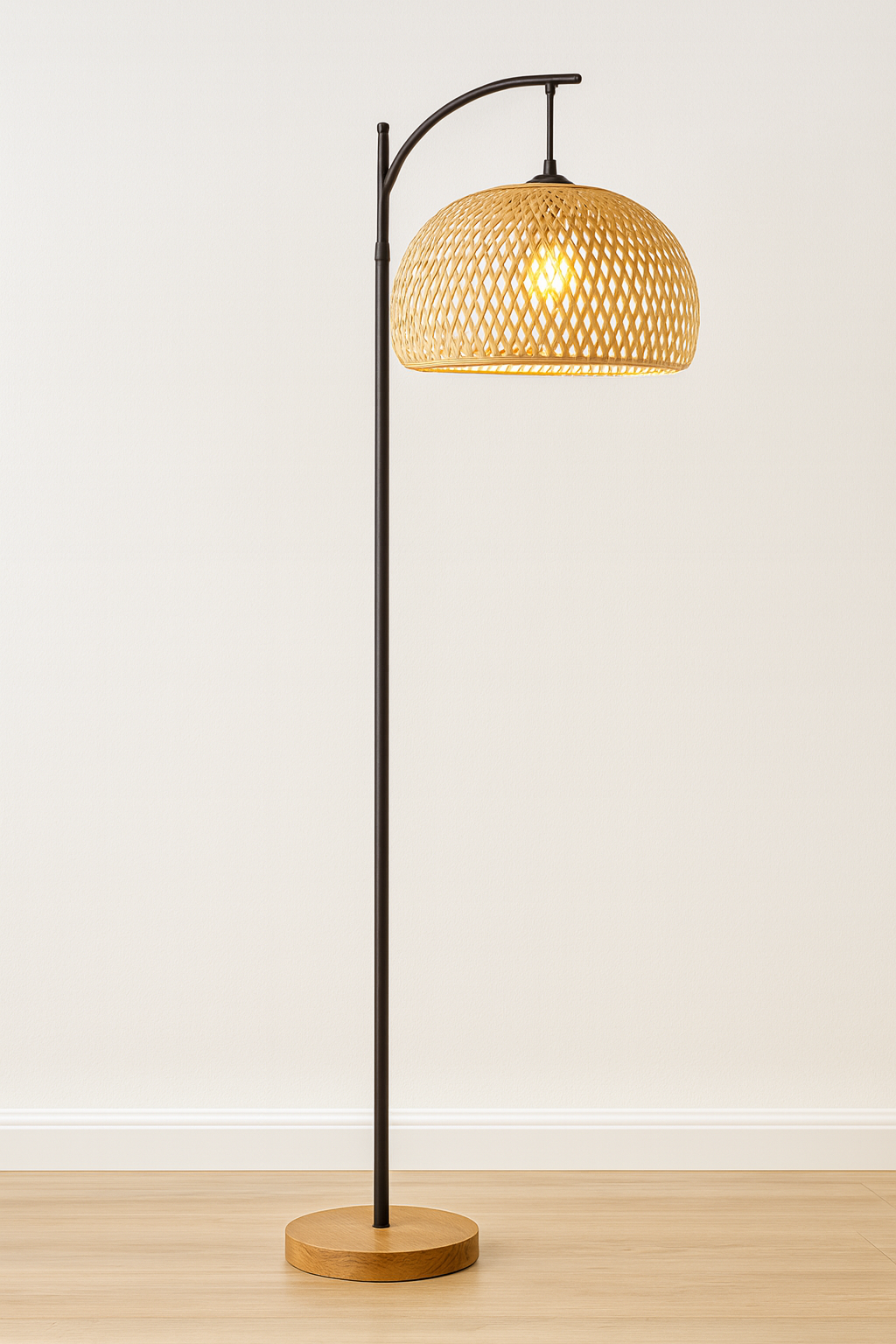 HERTA NATURAL BAMBOO FLOOR LAMP