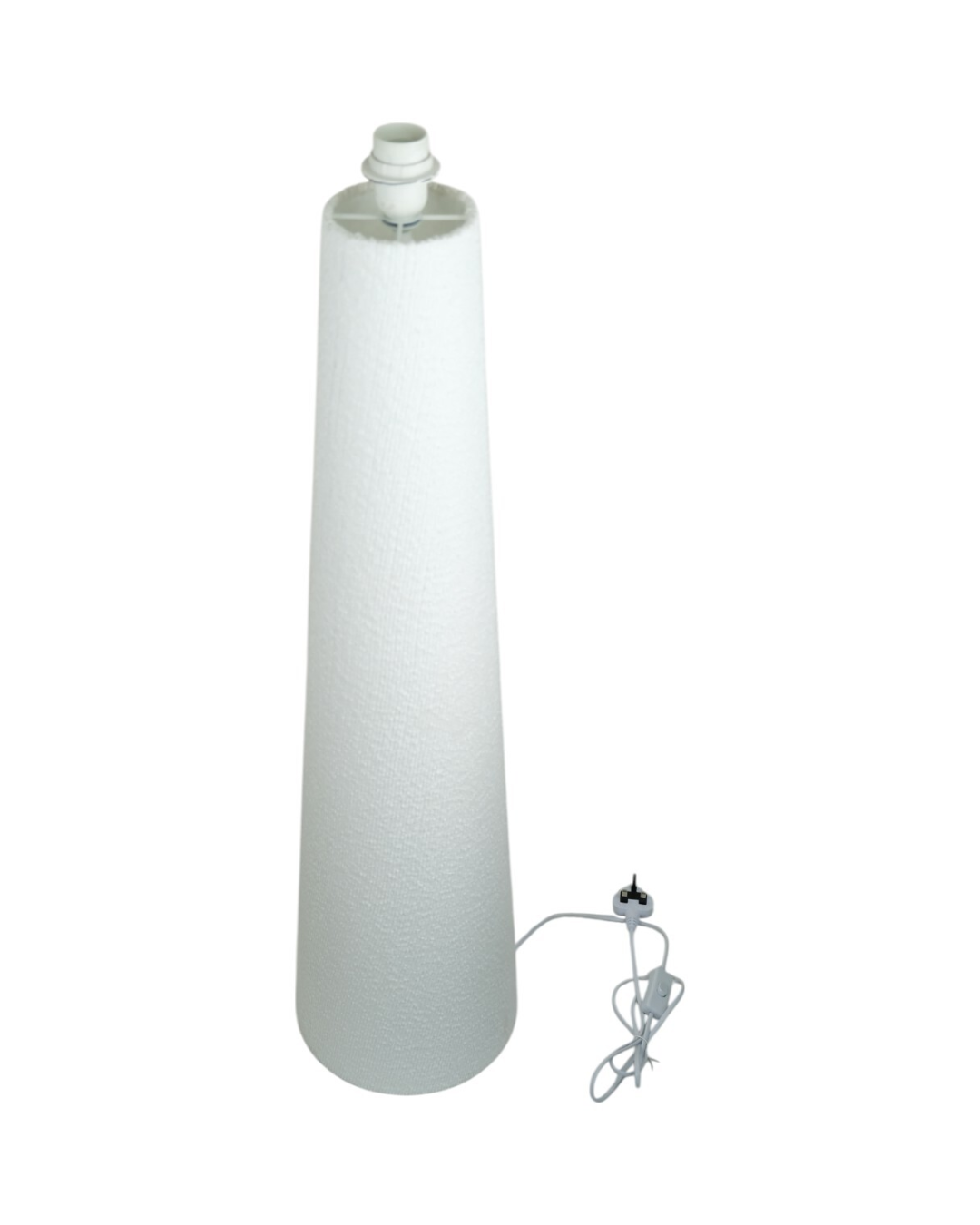 XL WHITE BOULÉ FLOOR LAMP – MODERN