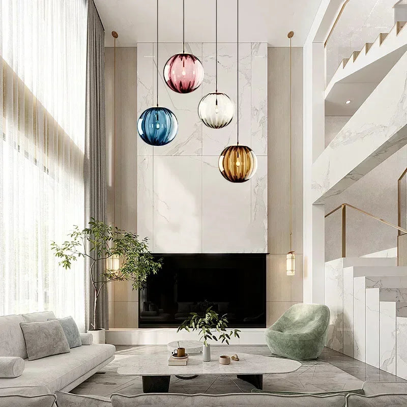 MODERNO | NORDIC GLASS BALL PENDANT LIGHT