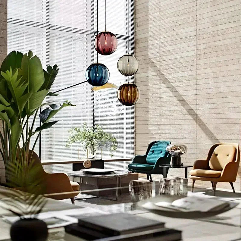 MODERNO | NORDIC GLASS BALL PENDANT LIGHT