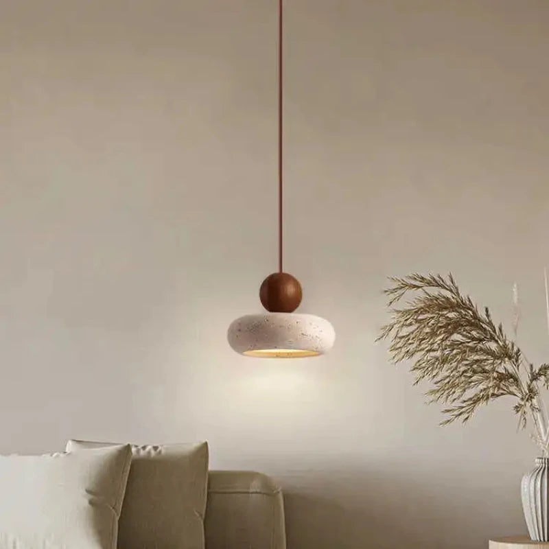 ILEA | STONE PENDANT LIGHT WITH SOFT LED GLOW