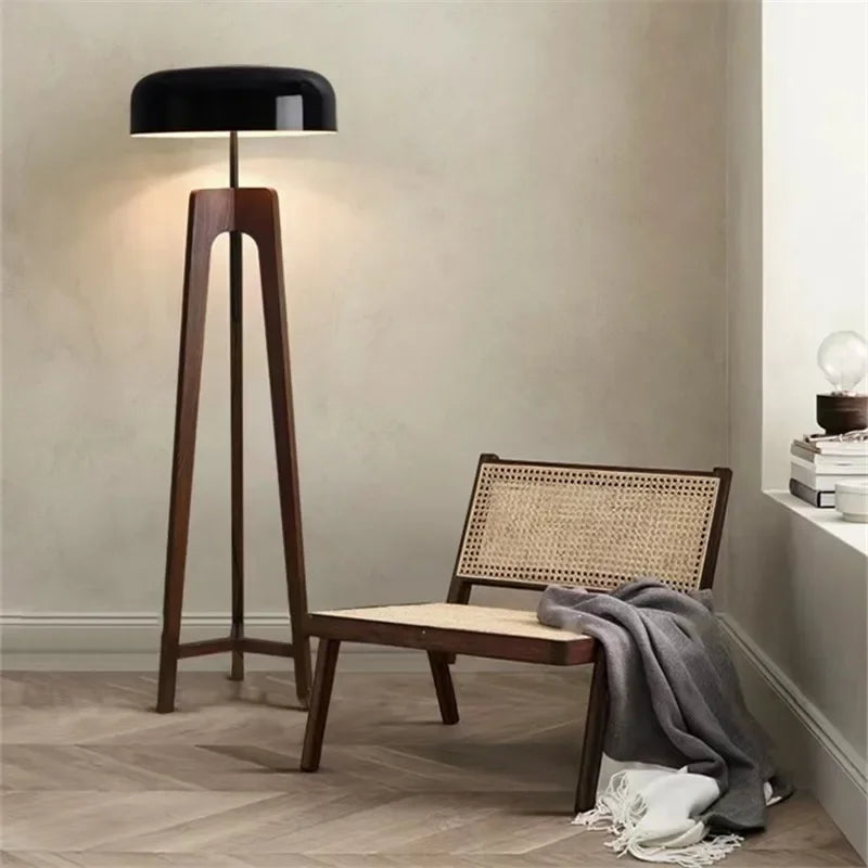 ALTAIRA | CARVED WOOD FLOOR LED LAMP