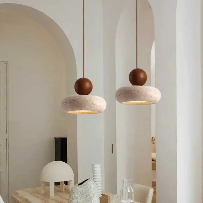 ILEA | STONE PENDANT LIGHT WITH SOFT LED GLOW