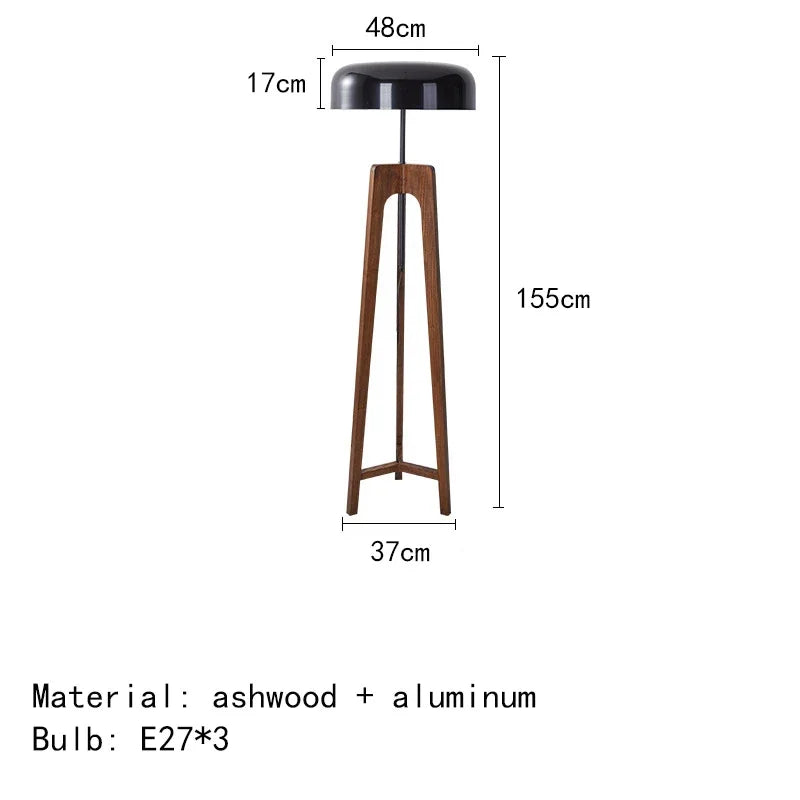 ALTAIRA | CARVED WOOD FLOOR LED LAMP